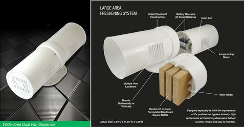 California Scents Professional WIDE-AREA DUAL FAN DISPENSER